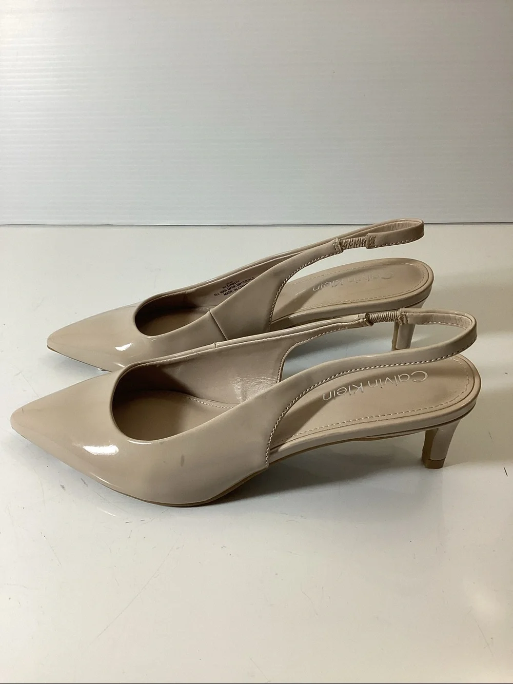 Calvin Klein Women's Dainty Kitten Heel Slingback Pumps